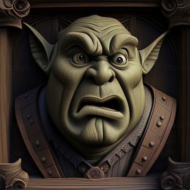 3D модель St Shrek ИЗ Шрека (STL)